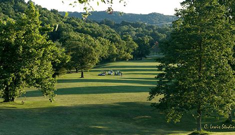 Golf course fairway